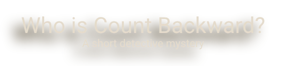 Who is Count Backward? Logo